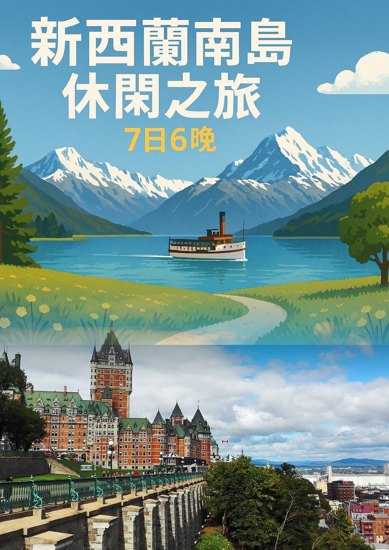 2026年新西蘭南島休閒之旅 7日6晚 | 新聯華假期
